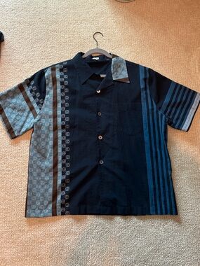 Loewe Embroidered Button Up Shirt